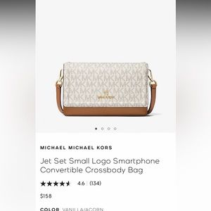 Jet Set Small Logo Smartphone Convertible Crossbody Bag